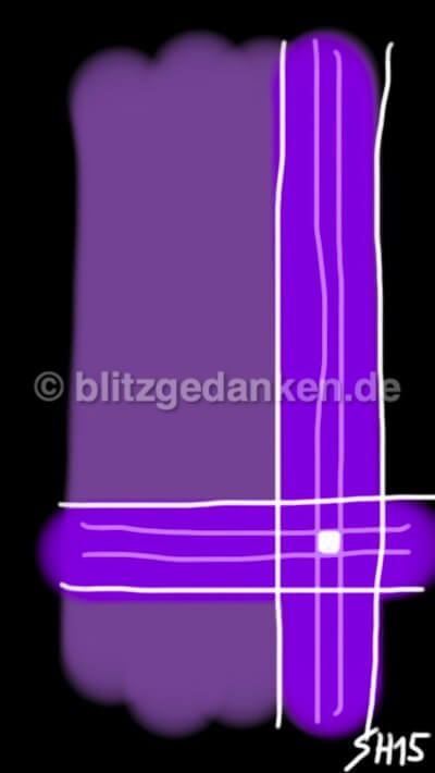 Computermalerei abstrakt, violett