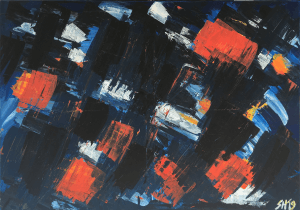 Acrylgemälde "Glut"