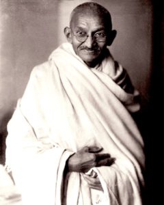 Ghandi: gegen Macht und Geld 